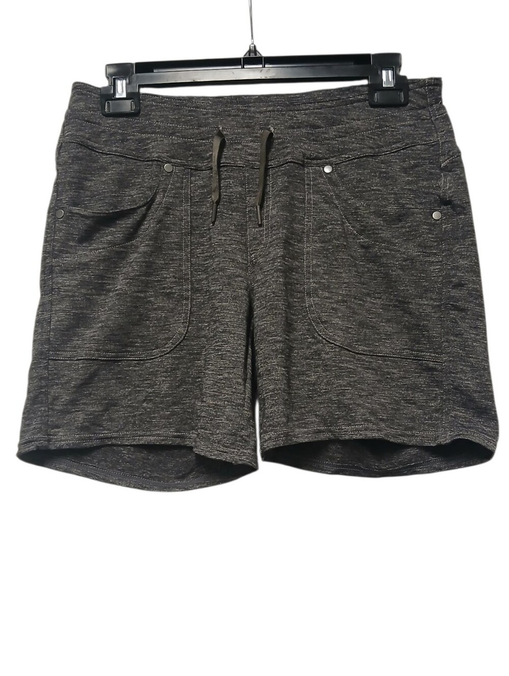 Kuhl Women's Mova Shorts 6-inch, Heather Charcoal-Size 6